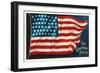 The Glorious Fourth of July, Flag-null-Framed Art Print