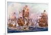 The Glorious Victory of Elizabeth's Seamen over the Spanish Armada, 1588-Charles John De Lacy-Framed Giclee Print