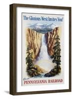 The Glorious West Invites You! Poster-null-Framed Giclee Print
