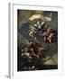 The Glory of Louis XIV - Triumph of Time, 17th Century-Baldassare Franceschini-Framed Giclee Print