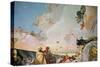 The Glory of Spain III, from the Ceiling of the Throne Room, 1764-Giovanni Battista Tiepolo-Stretched Canvas