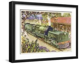 The Glory of Steam-null-Framed Art Print