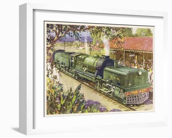 The Glory of Steam-null-Framed Art Print