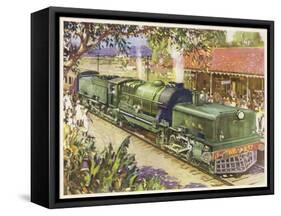 The Glory of Steam-null-Framed Stretched Canvas