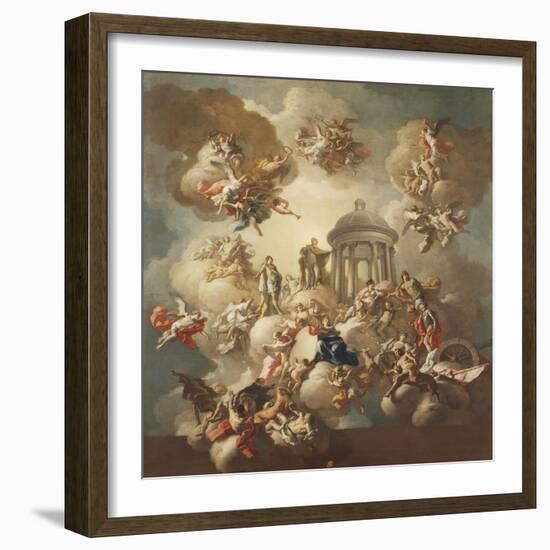 The Glory of the Princes, 1775-Francesco de Mura-Framed Giclee Print