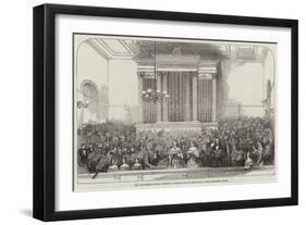 The Gloucester Musical Festival, Concert in the Shire-Hall-null-Framed Giclee Print