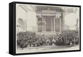 The Gloucester Musical Festival, Concert in the Shire-Hall-null-Framed Stretched Canvas