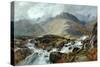 The Glyder Fawr from Pen-Y Ben Glog, 1876-Edwin Pettitt-Stretched Canvas