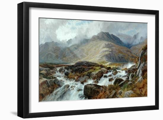 The Glyder Fawr from Pen-Y Ben Glog, 1876-Edwin Pettitt-Framed Premium Giclee Print