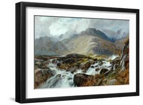 The Glyder Fawr from Pen-Y Ben Glog, 1876-Edwin Pettitt-Framed Premium Giclee Print