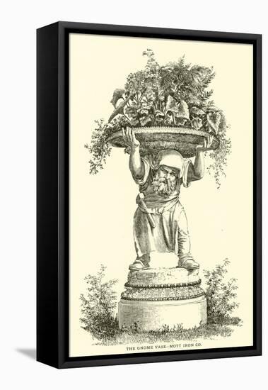 The Gnome Vase, Mott Iron Company-null-Framed Stretched Canvas