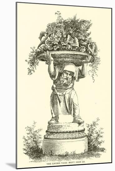 The Gnome Vase, Mott Iron Company-null-Mounted Giclee Print