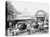 The Goat Carriages, Coney Island, N.Y.-null-Stretched Canvas