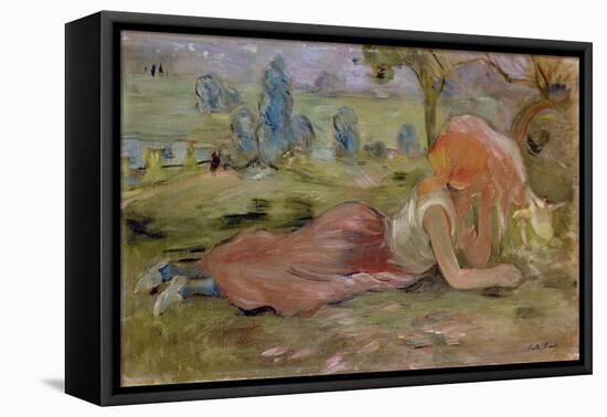 The Goatherd, 1891-Morisot-Framed Stretched Canvas