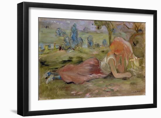 The Goatherd, 1891-Morisot-Framed Giclee Print
