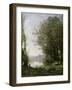 The Goatherd Beside the Water-Jean-Baptiste-Camille Corot-Framed Giclee Print