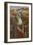 The Goatherd (Oil on Canvas)-Julius Gari Melchers-Framed Giclee Print