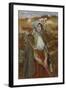 The Goatherd (Oil on Canvas)-Julius Gari Melchers-Framed Giclee Print
