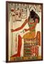 The God, Khepri, from the Tomb of Nefertari, New Kingdom (Wall Painting)-null-Framed Giclee Print