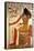 The God, Khepri, from the Tomb of Nefertari, New Kingdom (Wall Painting)-null-Framed Stretched Canvas