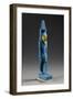 The God Nefertum, Statue in Turquoise Paste-null-Framed Giclee Print