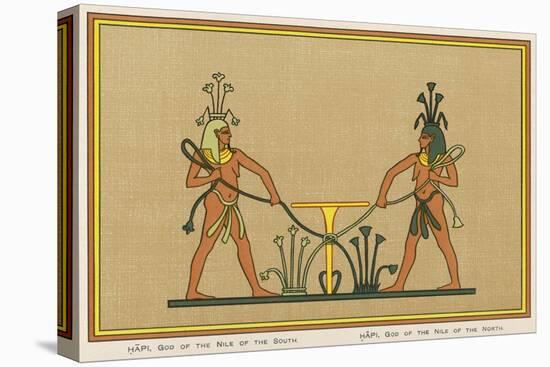 The God of the Annual Nile Inundation-E.a. Wallis Budge-Stretched Canvas