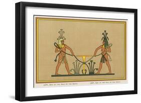 The God of the Annual Nile Inundation-E.a. Wallis Budge-Framed Art Print