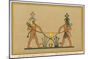 The God of the Annual Nile Inundation-E.a. Wallis Budge-Mounted Art Print