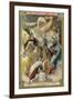 The God Thor Battling the Midgard Serpent and the Giants-null-Framed Giclee Print