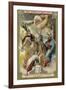 The God Thor Battling the Midgard Serpent and the Giants-null-Framed Giclee Print