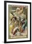 The God Thor Battling the Midgard Serpent and the Giants-null-Framed Giclee Print