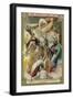 The God Thor Battling the Midgard Serpent and the Giants-null-Framed Premium Giclee Print