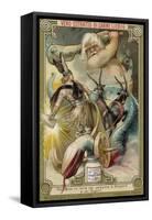 The God Thor Battling the Midgard Serpent and the Giants-null-Framed Stretched Canvas