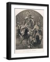 The God Thor Fights the Giants-M.e. Winge-Framed Photographic Print