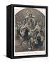 The God Thor Fights the Giants-M.e. Winge-Framed Stretched Canvas