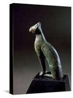 The Goddess Bastet Depicted as Cat-null-Stretched Canvas