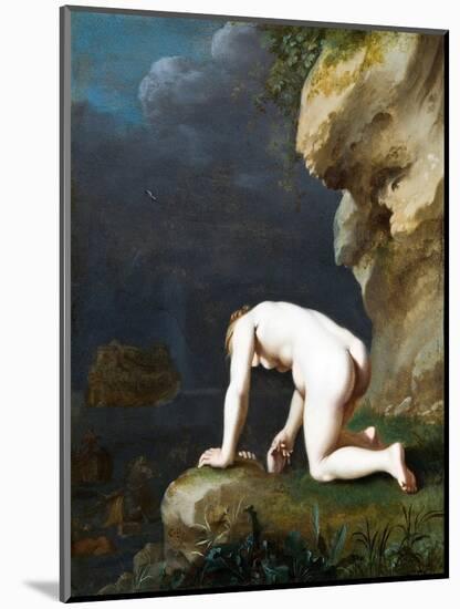 The Goddess Calypso Rescues Ulysses, 1630-Cornelis van Poelenburgh-Mounted Giclee Print