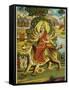 The Goddess Durga Color Lithograph-Bettmann-Framed Stretched Canvas