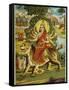 The Goddess Durga Color Lithograph-Bettmann-Framed Stretched Canvas