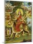 The Goddess Durga Color Lithograph-Bettmann-Mounted Giclee Print