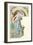 The Goddess Flore-null-Framed Art Print