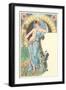 The Goddess Flore-null-Framed Art Print