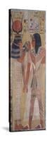 The Goddess Hathor Placing the Magic Collar on Seti I (circa 1394-1279 BC)-null-Stretched Canvas