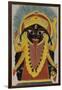 The Goddess Kali. Kalighat Style. Calcutta, India, 1845-null-Framed Giclee Print