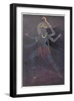 The Goddess Kali the Malevolent Aspect of Shiva's Wife Parvati-Nath Karl-Framed Photographic Print