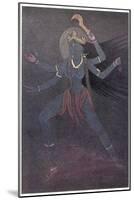 The Goddess Kali the Malevolent Aspect of Shiva's Wife Parvati-Nath Karl-Mounted Photographic Print