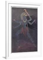 The Goddess Kali the Malevolent Aspect of Shiva's Wife Parvati-Nath Karl-Framed Photographic Print