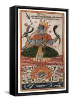 The Goddess Kalika-null-Framed Stretched Canvas