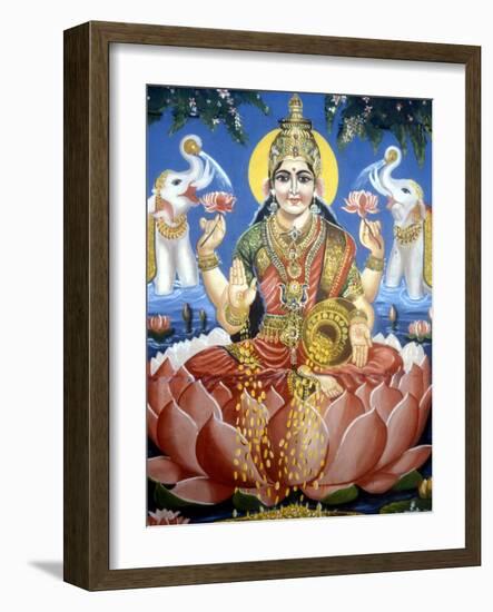 The Goddess Lakshmi-null-Framed Giclee Print