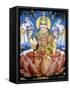 The Goddess Lakshmi-null-Framed Stretched Canvas